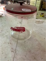 Vintage Gordons Glass Jar with lid