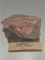 147 Gram Rhodonite/Amphibole, Macon County NC