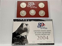 2004 United States Mint Quarter Silver Proof Set