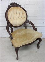 Victorian Carved Parlor Chair