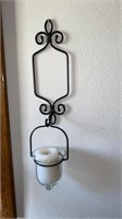 2 Hanging Candle Wall Sconces