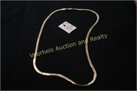 18" 14K gold necklace