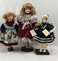Camelot and Hertiage Porcelain Dolls