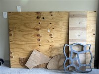 Assortment Of Wood & Other Garage Items