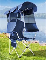 Docusvect Beach Chair with Canopy Shade, Canopy Be