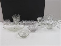 Pressed/Cut Glass Serving Dishes