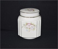 Sadler Porcelain Vanity Jar w Lid 4.5"