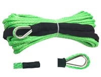 Winch Rope Synthetic Winch Rope Cable 1/4'' X 50ft