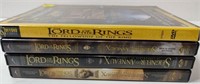 Various Lord of the Rings DVDs