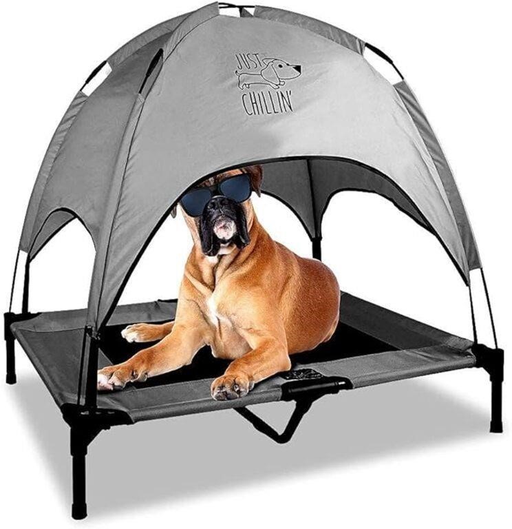 Floppy Dawg Elevated Dog Bed with Canopy