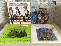 Country western albums. Autographed.