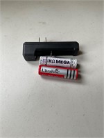 Rechargeable vape batteries and charger