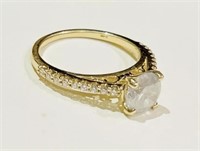 1.23cts Diamond 14k Yellow Gold Ring