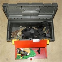 Rubbermaid Tool Box & Gun Cleaning Supplies