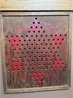 VTG Wooden Chinese Checker Board 19 x 17