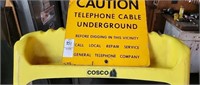 Caution Telephone cable underground