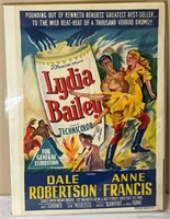 Autographed Lydia Bailey (1952) Original Movie