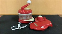 Manual Food Processor,Hand Powered Crank Food