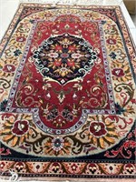 Hand Knotted Persian Tabriz Rug 2.9x4.1 ft