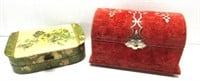 Antique Jewelry Box & Vanity Item Holder
