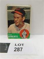 1963 TOPPS ROBIN ROBERTS MLB BASEBALL CARD