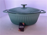 Paula Dean Oval Dish With Lid