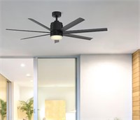 Fanimation Blitz Black LED Indoor Ceiling Fan $240