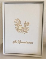 In Remembrance Signature Funeral Book