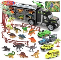 Dino Truck Toy with Mini Figures x2