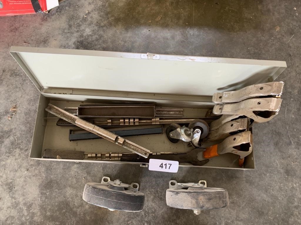 Small Metal Toolbox w/ Contents