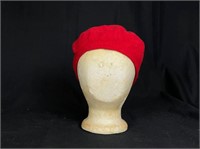 Beret with Foam Mannequin Head