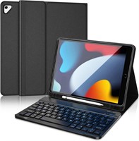 D DINGRICH iPad Case 10.2 with Keyboard 2021  Buil