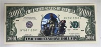 SEPT 11 2001 COMMEMORATIVE  NOTE BILL