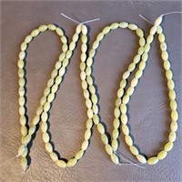 Beads - Olive Jade Oval