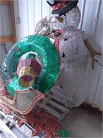 Pallet lot of Christmas decoration