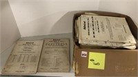 Box of Vintage Television Service Manuals