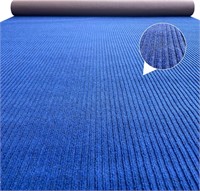 Marine Grade Boat Carpet - Blue Stripes 72x216