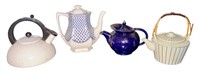 Teapots including Hall 6 cup; Wm Adams & Sons;