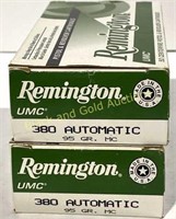 380 Auto 95 Gr Remington 100 Rounds