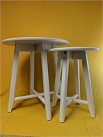 As New Ikea Nesting Tables 14" x 18" and 19" x