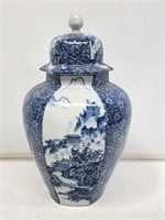 Blue and White China Ginger Jar