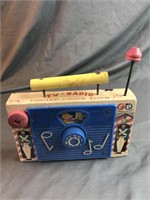 Vintage Fisher Price TV Radio Toy