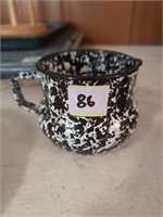 Small enamel pitcher/creamer