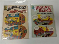 2 Around the Block with Dunc and Loo comics.