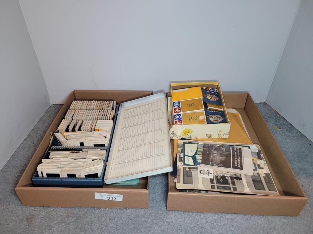 PHOTO SLIDES, COLOR SLIDES, & ANTIQUE B&W PHOTOS