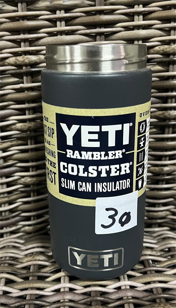 Yeti Rambler Slim Can Insulator, MISSING LID