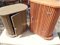 Bamboo look Side Tables