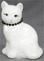 Artist Signed Fenton Cat 4"