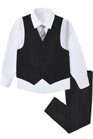 ( New / Full White ) Size : 8  Boys Suit for Kids
