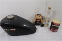 Misc Harley Davidson Lot-Gas Tank & Collectibles